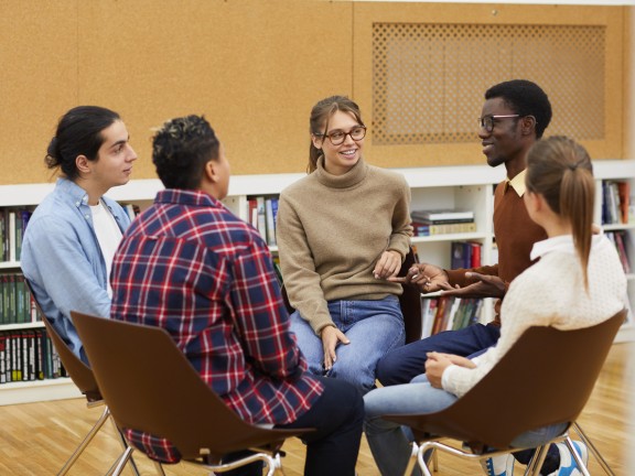 Stock photo of group of students