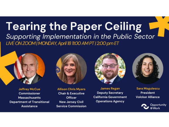 Opportunity@Work panel Tearing the Paper Ceiling