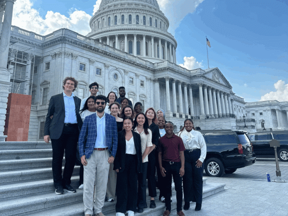 NextGen DC Career Exploration - group shot at capitol building