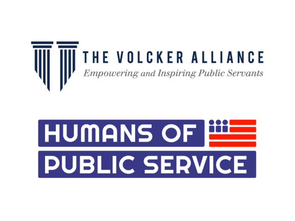 Volcker Alliance Humans of Public Service logos