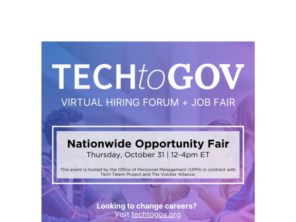 Tech to Gov Job Fair Oct 2024