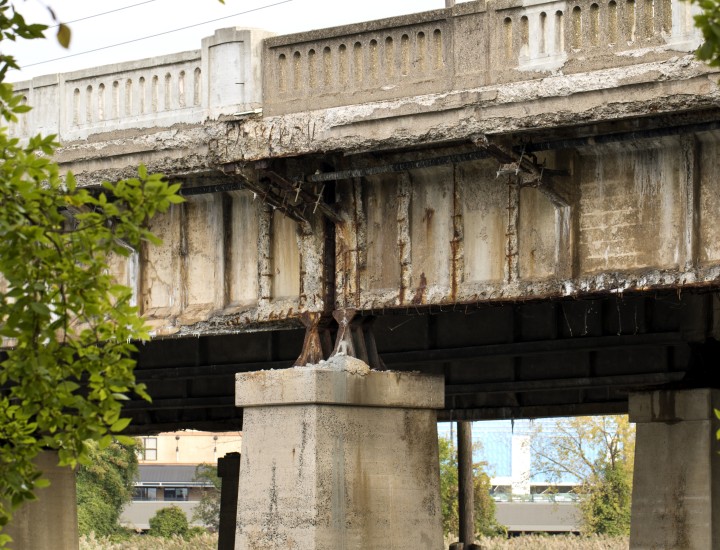 Crumbling bridge - United States